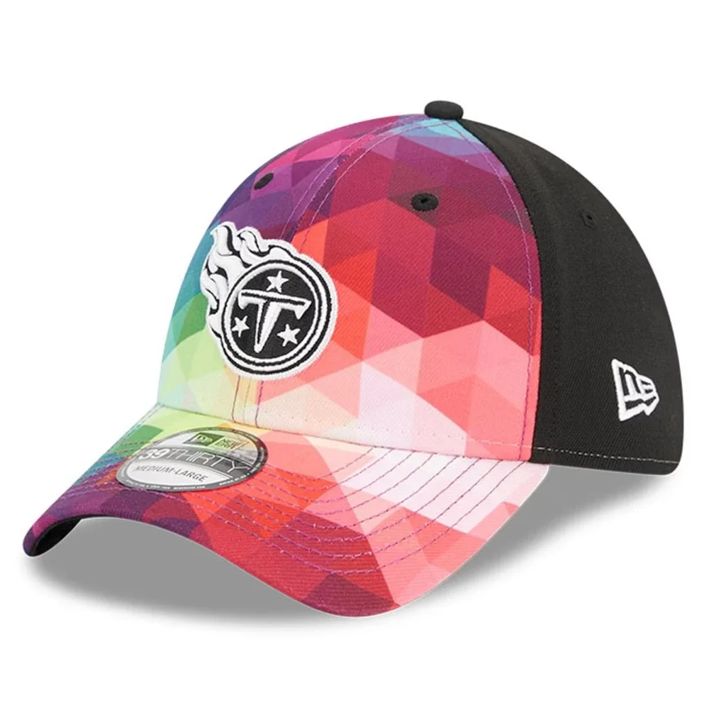 Tennessee Titans New Era 2023 NFL Crucial Catch 39THIRTY Flex Hat Pink M/L‎